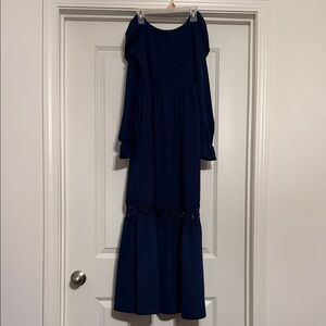 Elegant Navy Blue Women's Dress